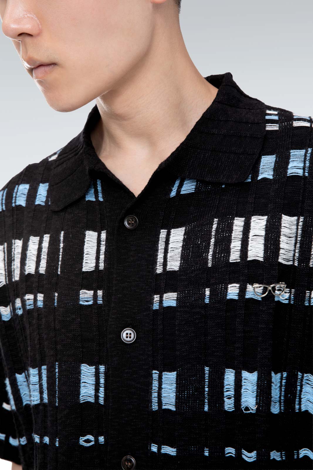 washed knit t-shirt