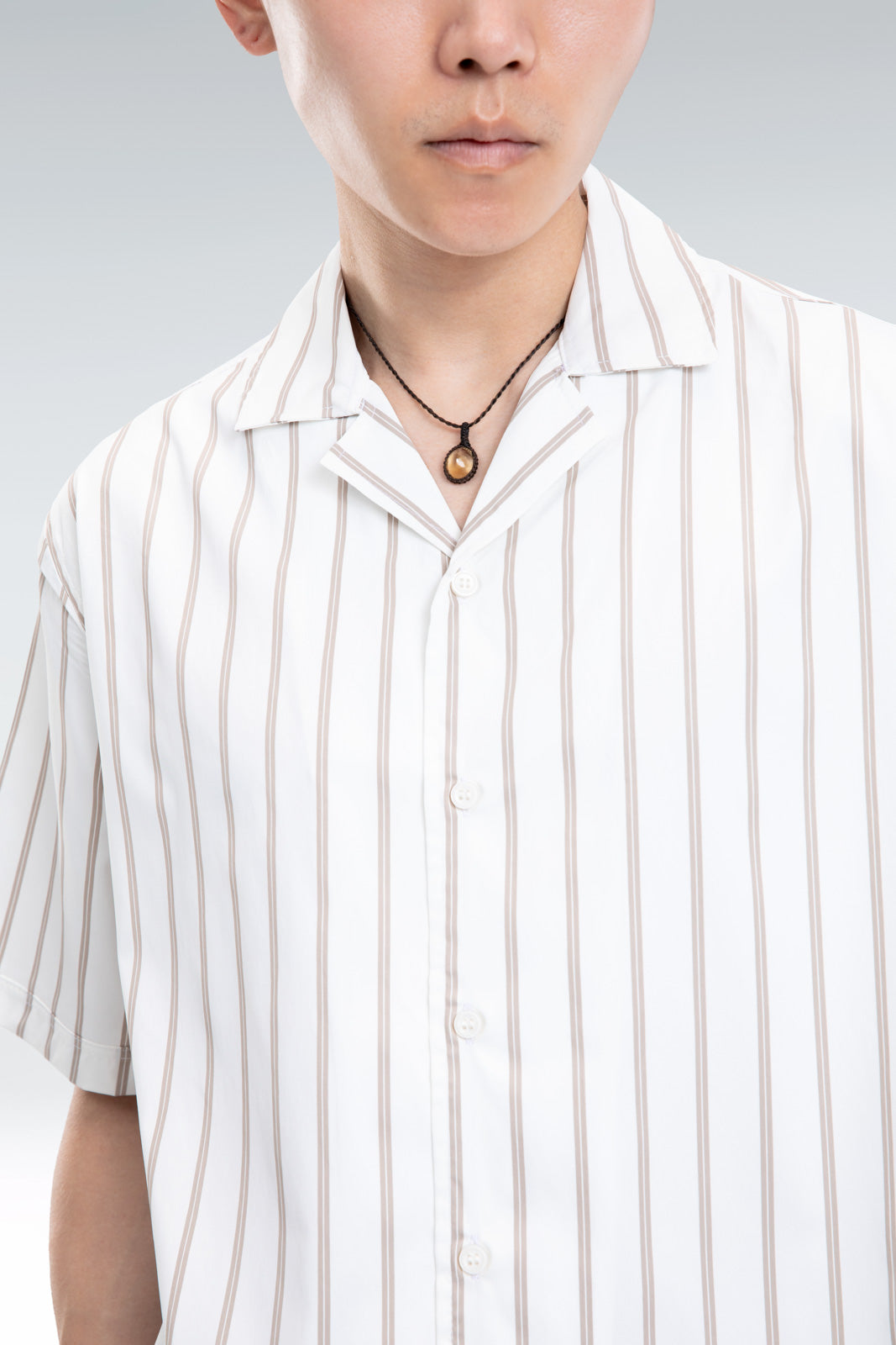 striped blend shirt