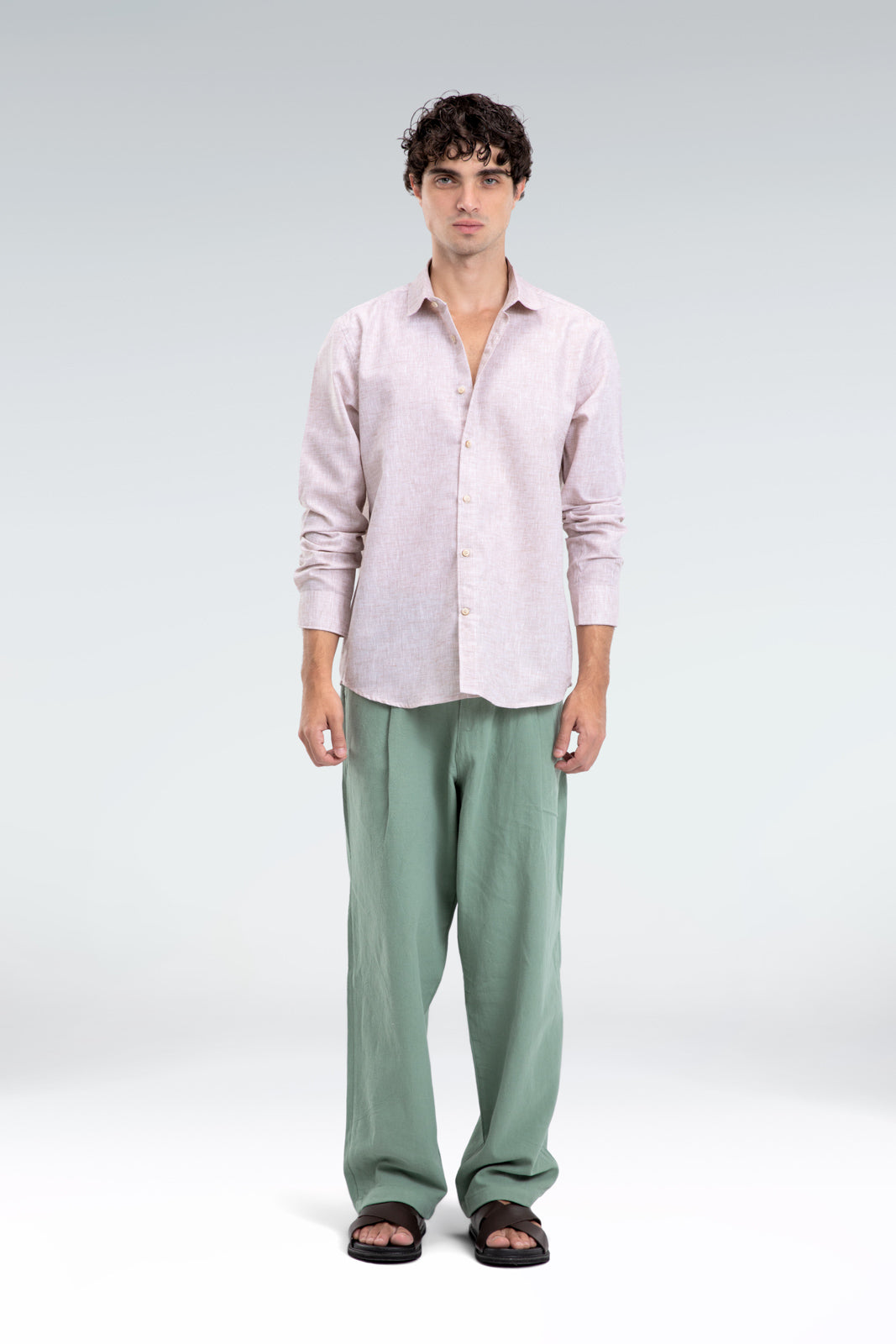 100% linen shirt