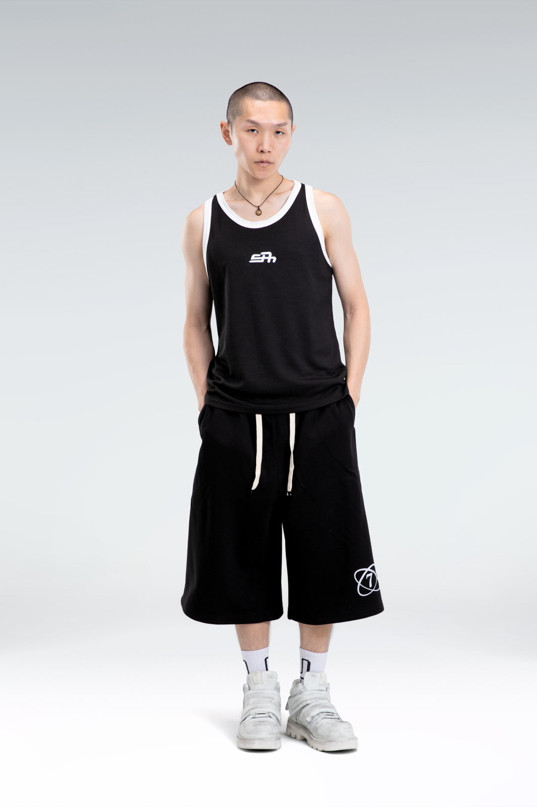 embroidered tank top