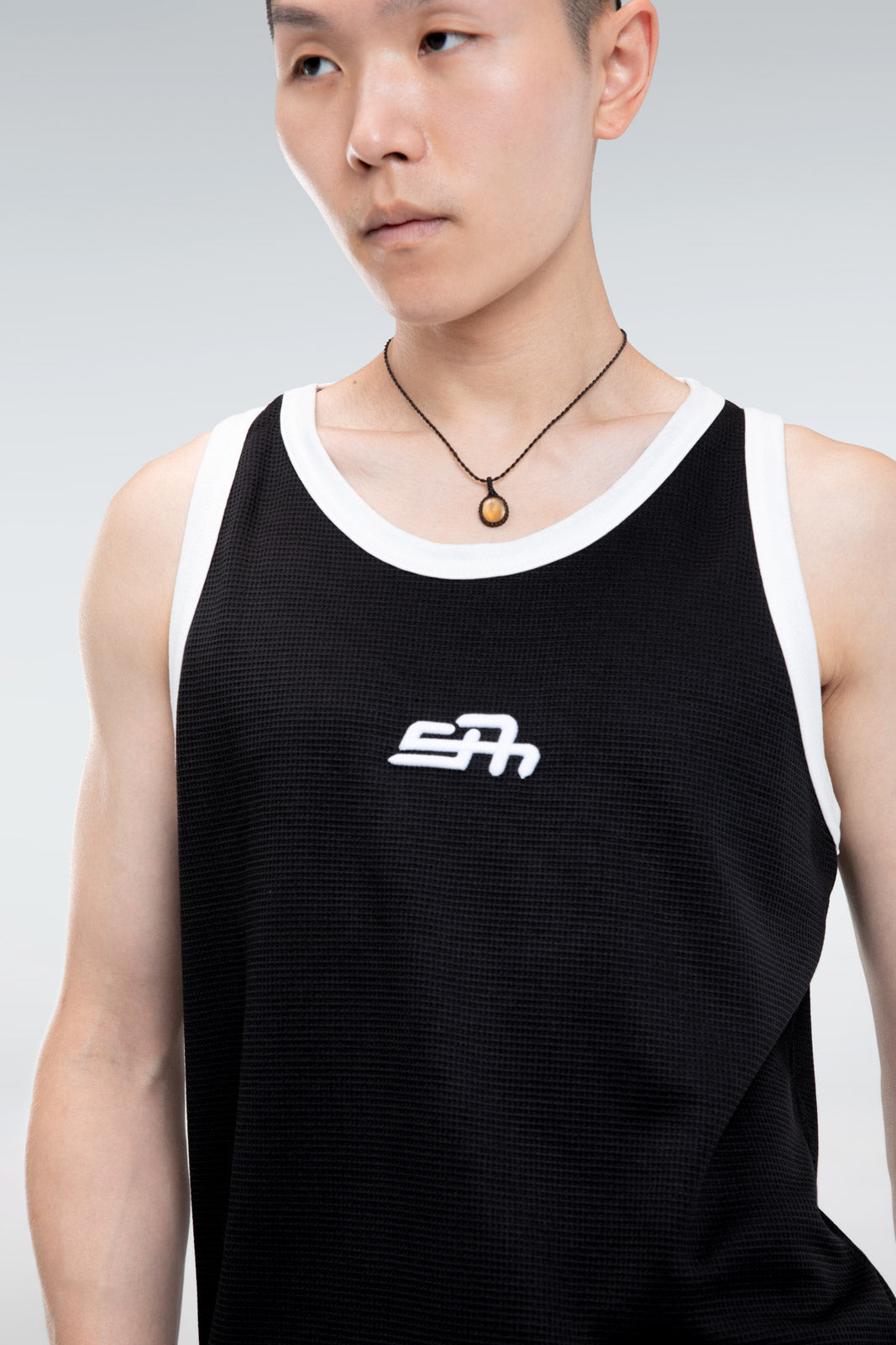 embroidered tank top