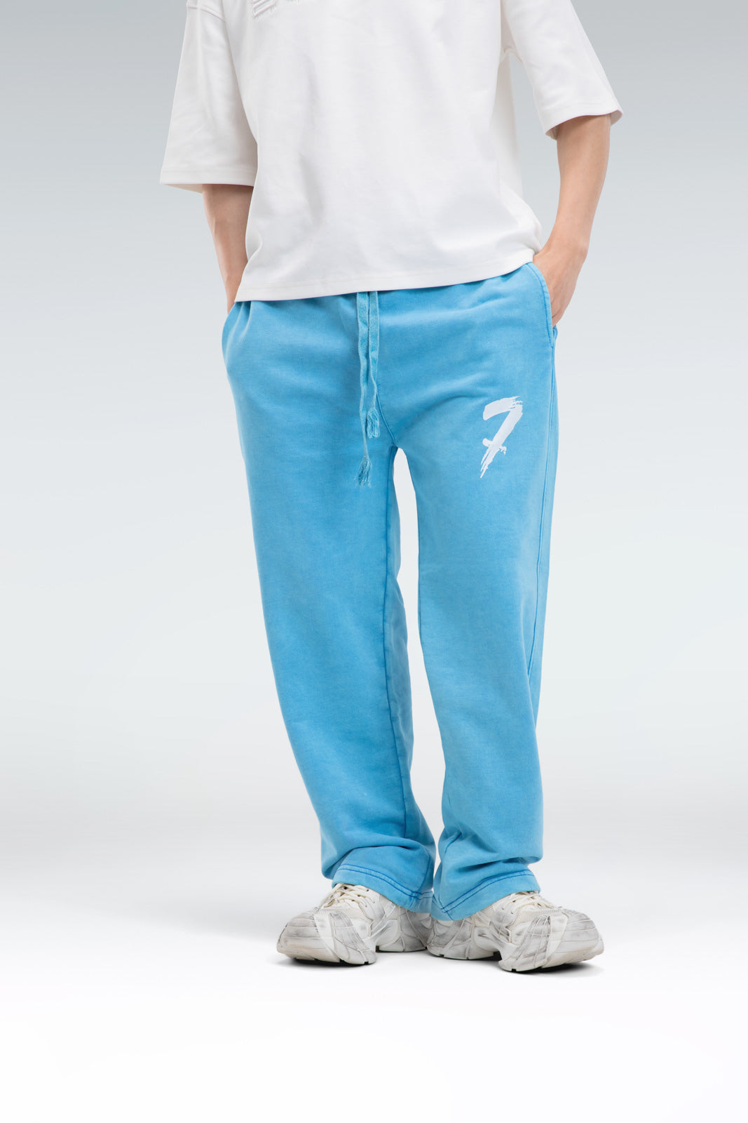 washed effect sweatpant