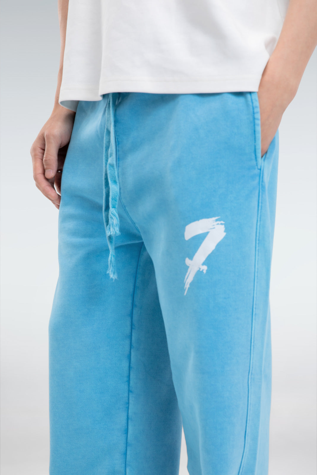 washed effect sweatpant