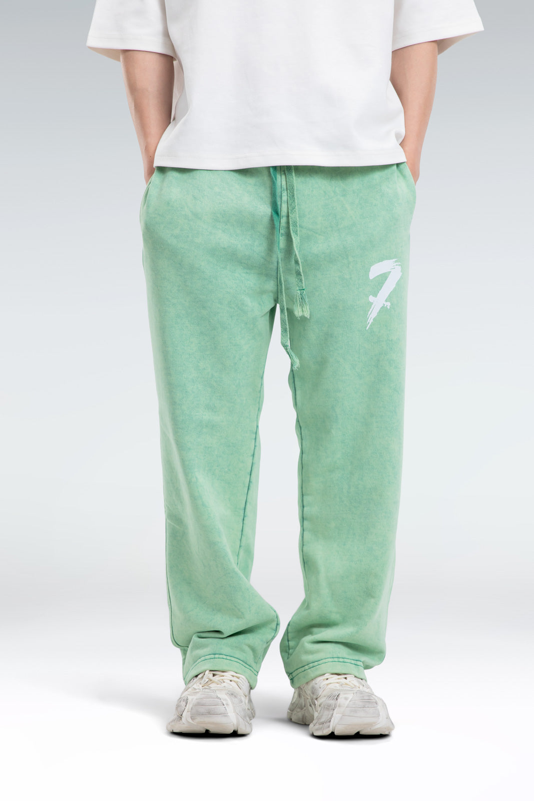 washed effect sweatpant