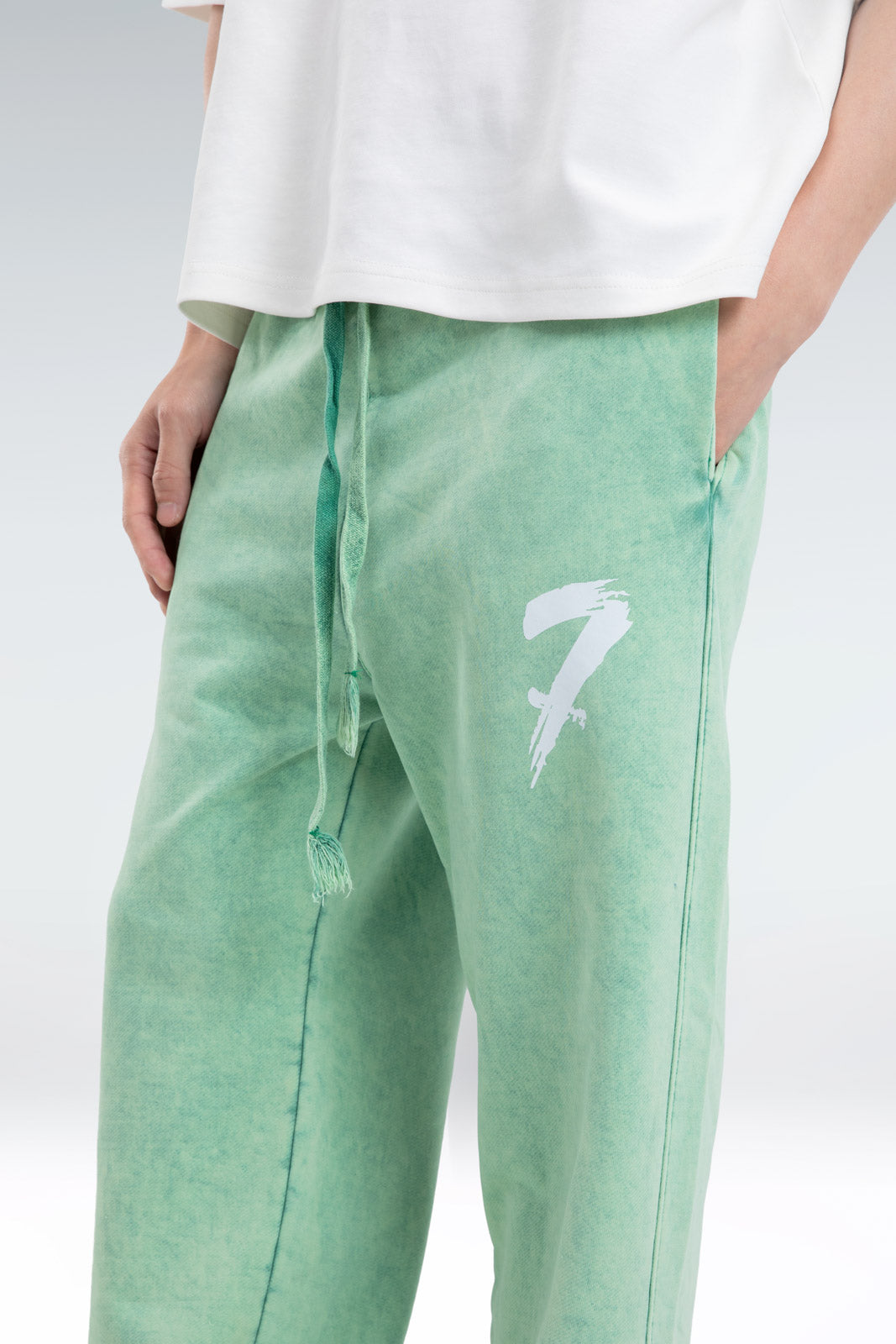 washed effect sweatpant
