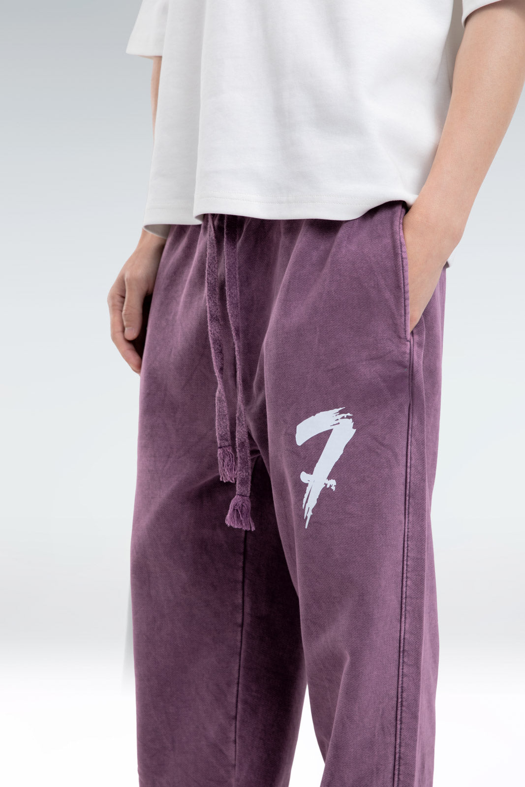 washed effect sweatpant