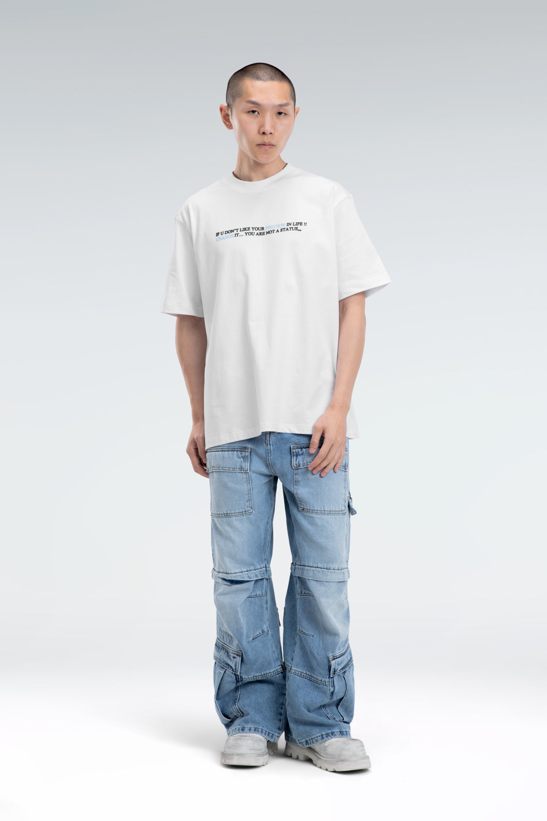 printed slogan t-shirt