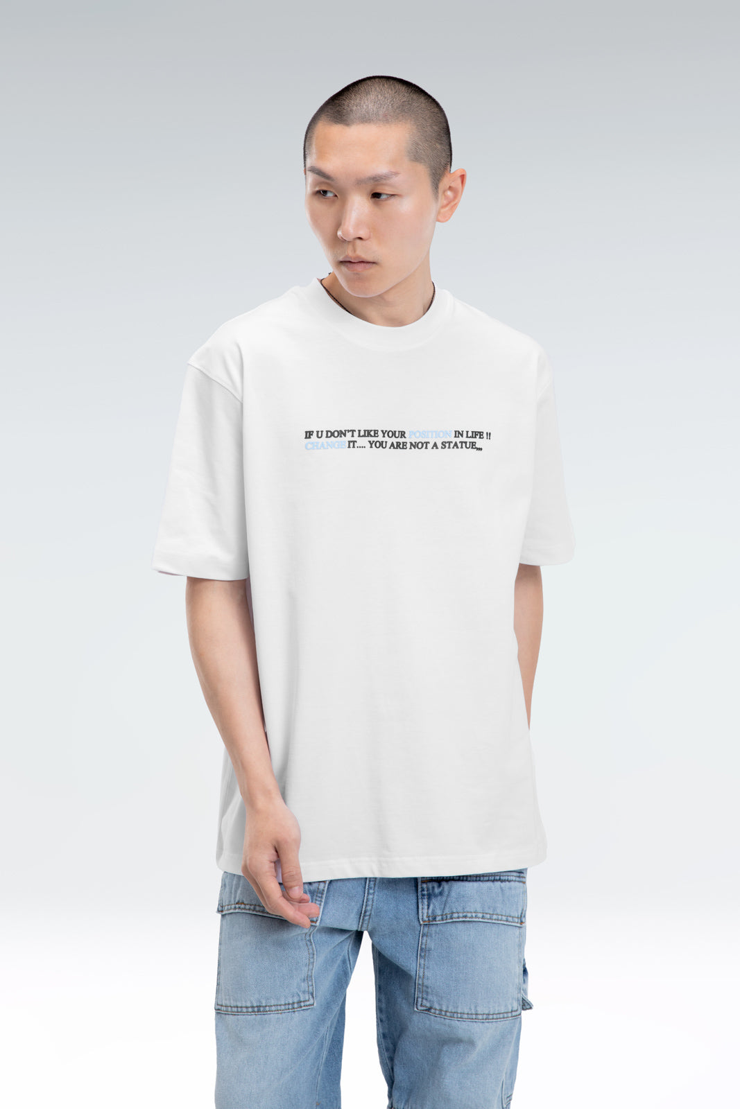 printed slogan t-shirt