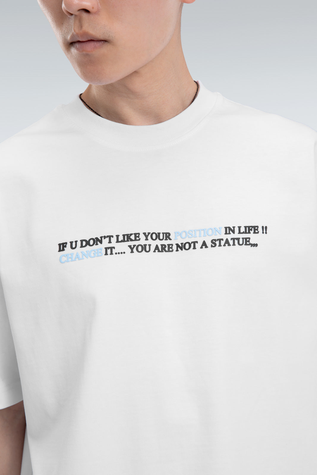 printed slogan t-shirt