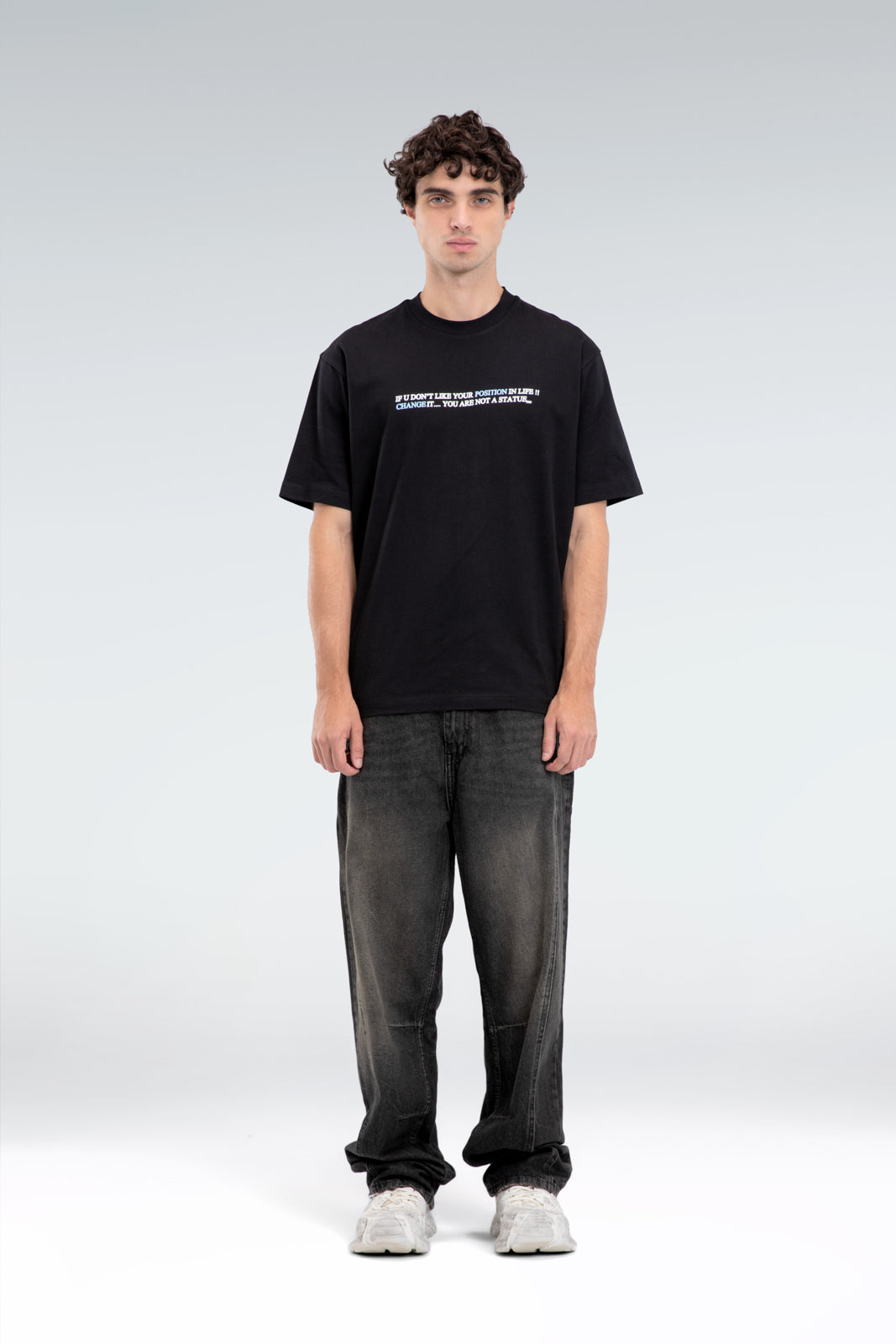 printed slogan t-shirt