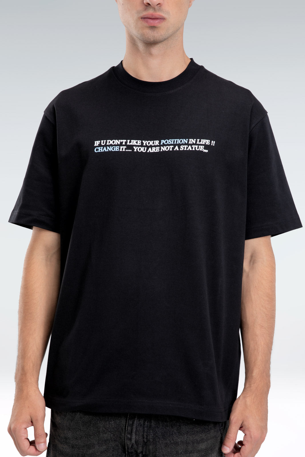 printed slogan t-shirt