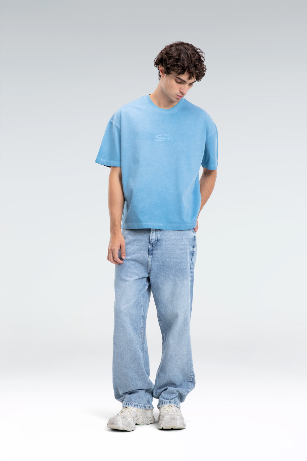 washed logo t-shirt