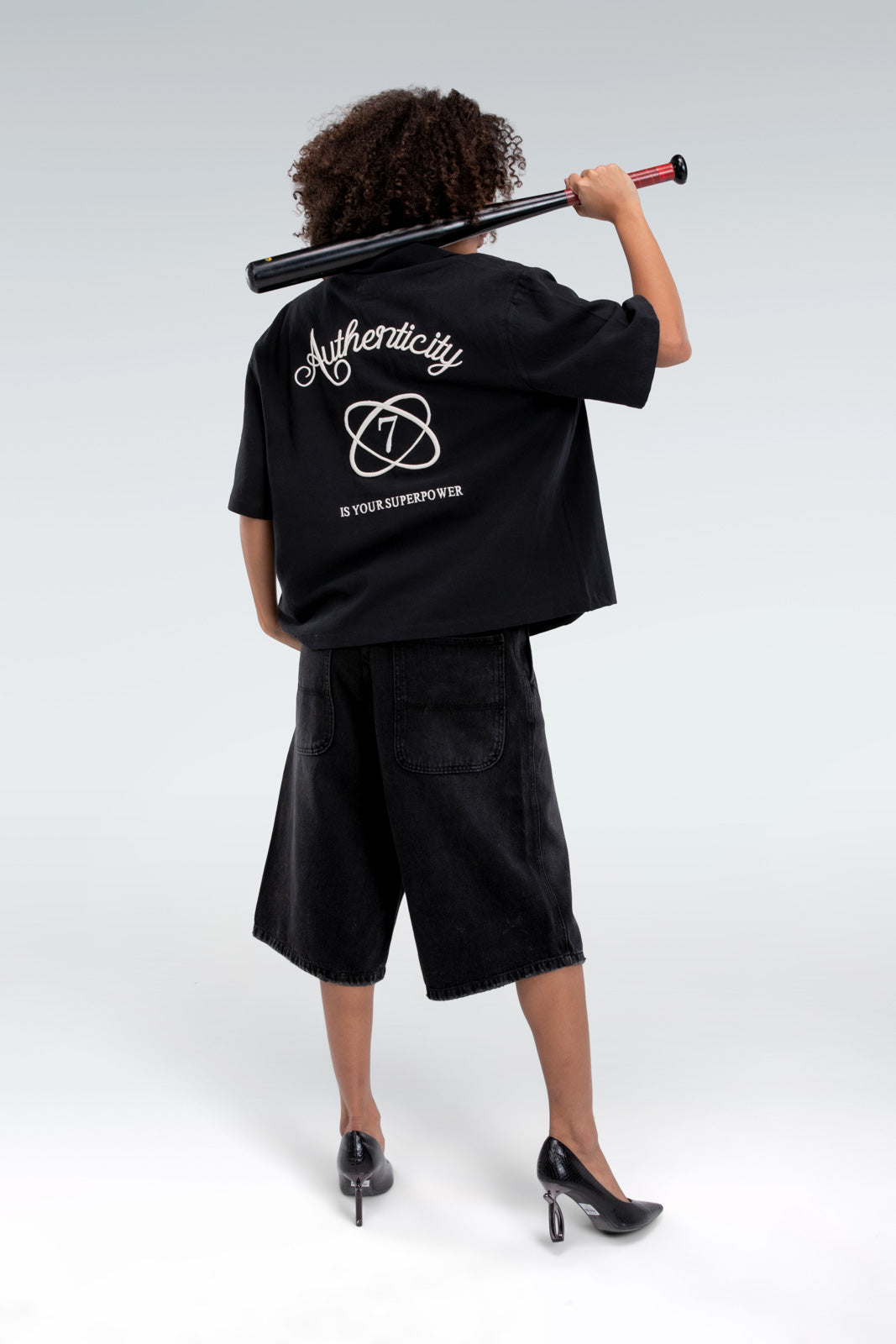 cotton linen embroidered shirt