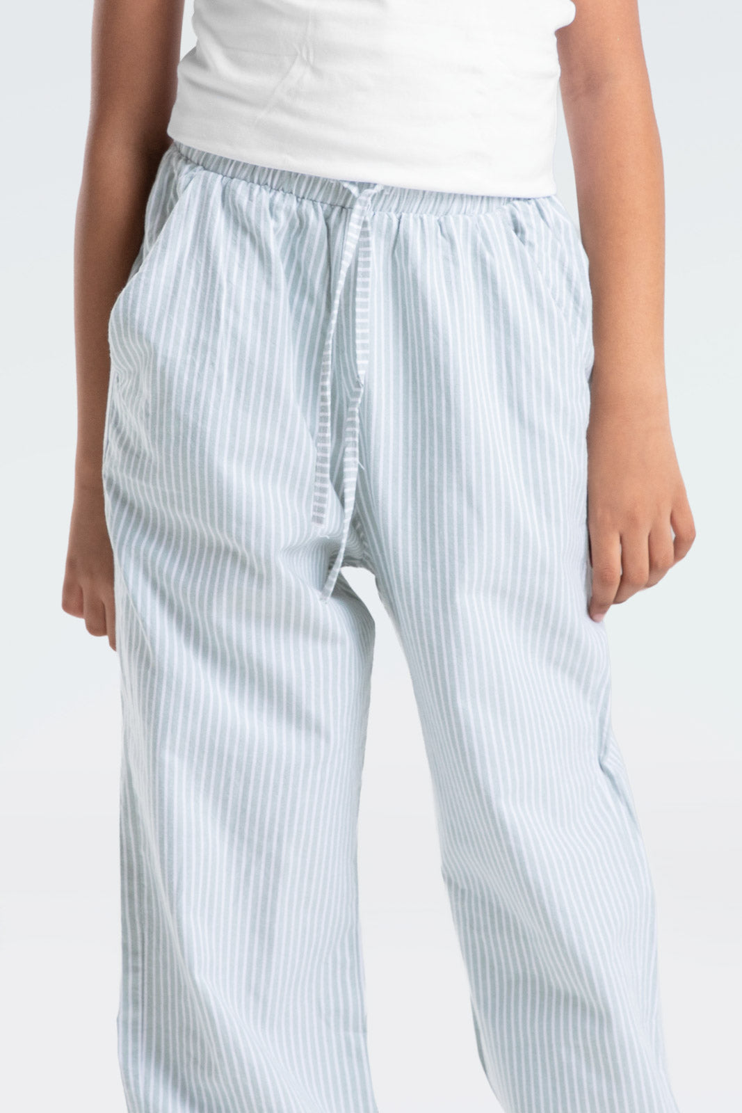 striped relaxed fit pants