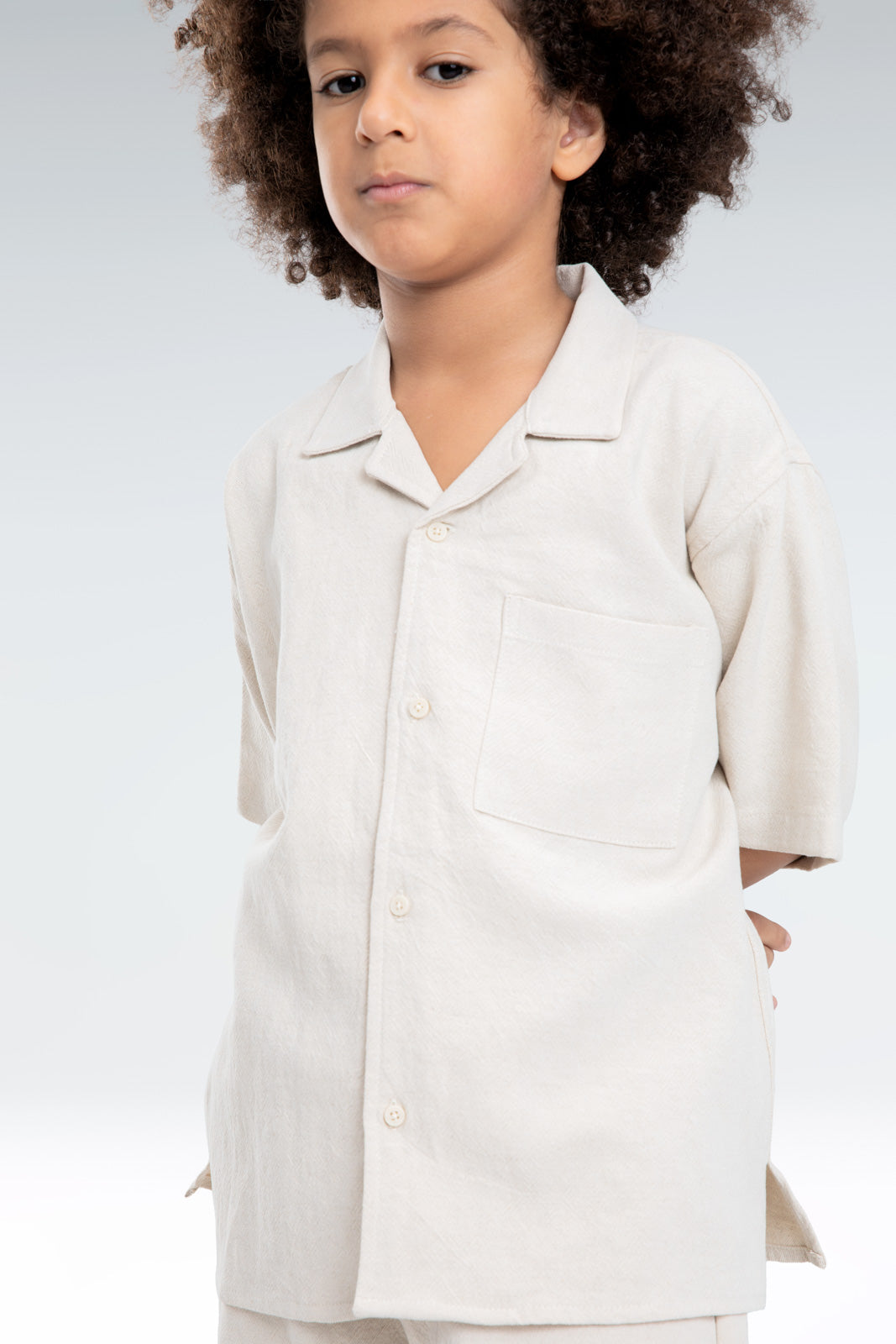 short sleeve linen shirt