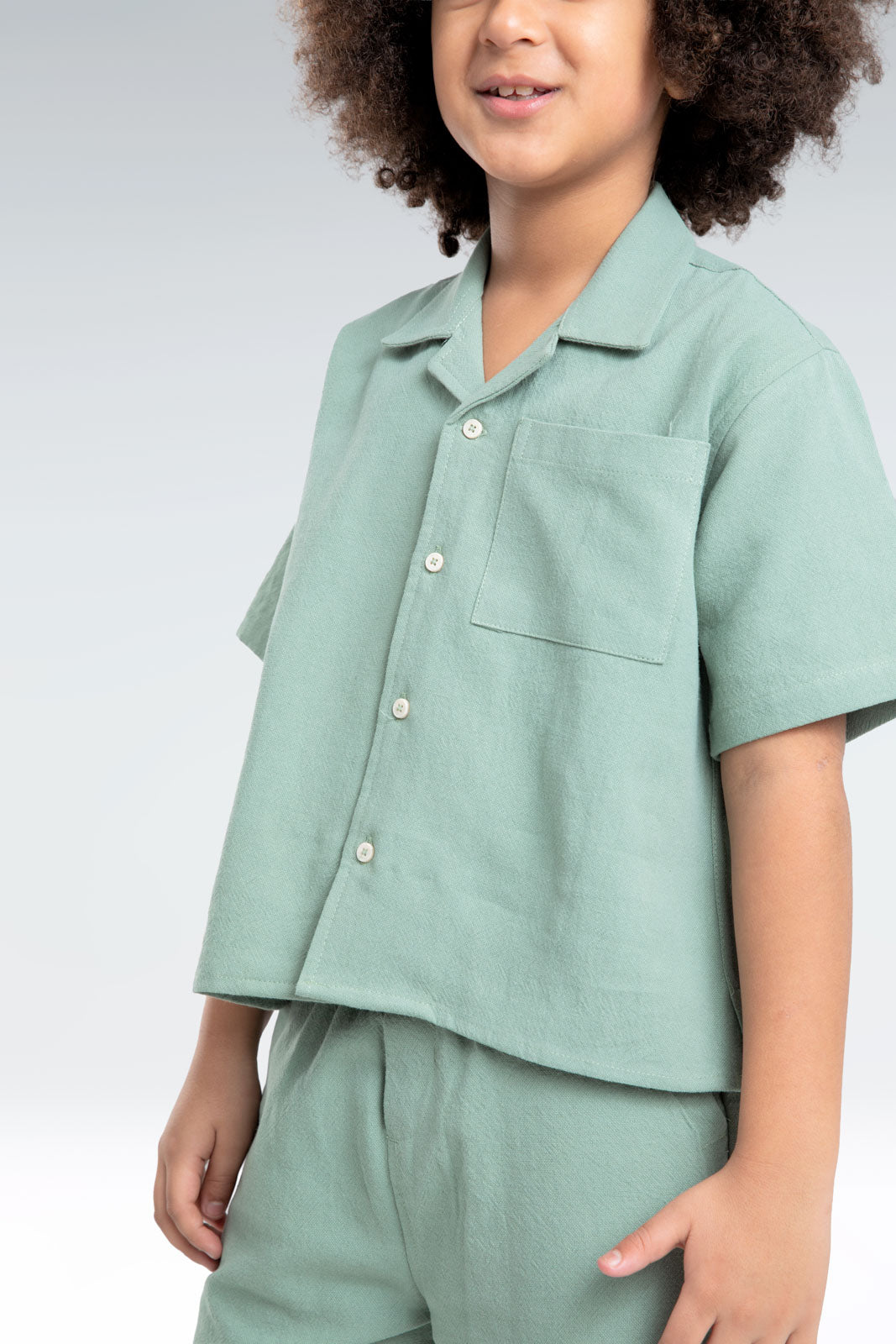 short sleeve linen shirt