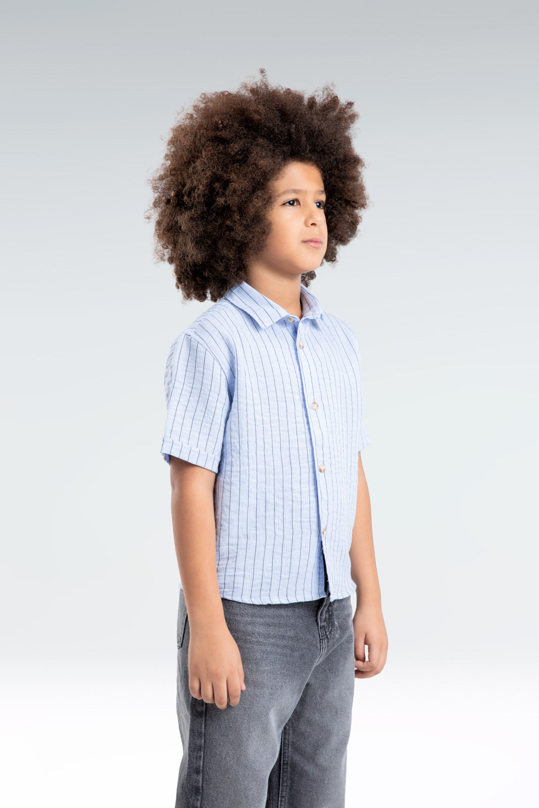 short sleeve striped shirt