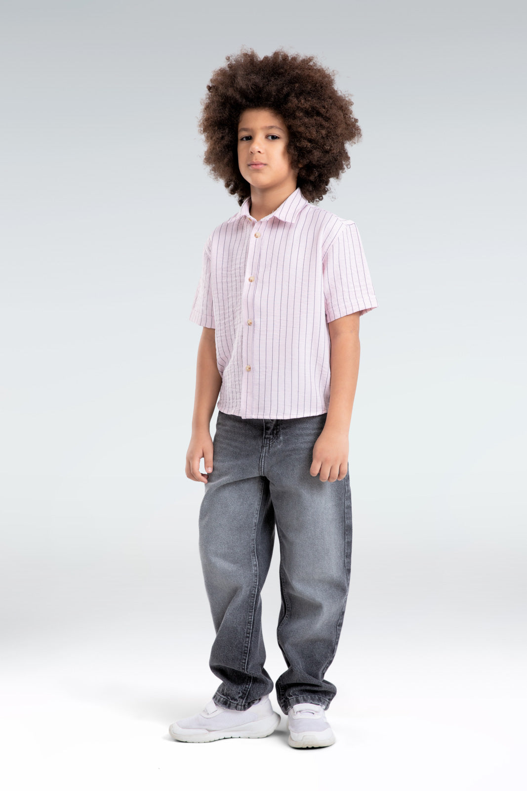 short sleeve striped shirt