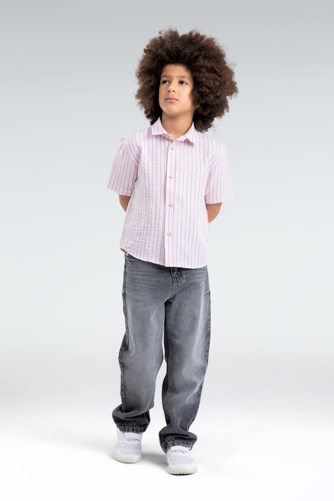 short sleeve striped shirt