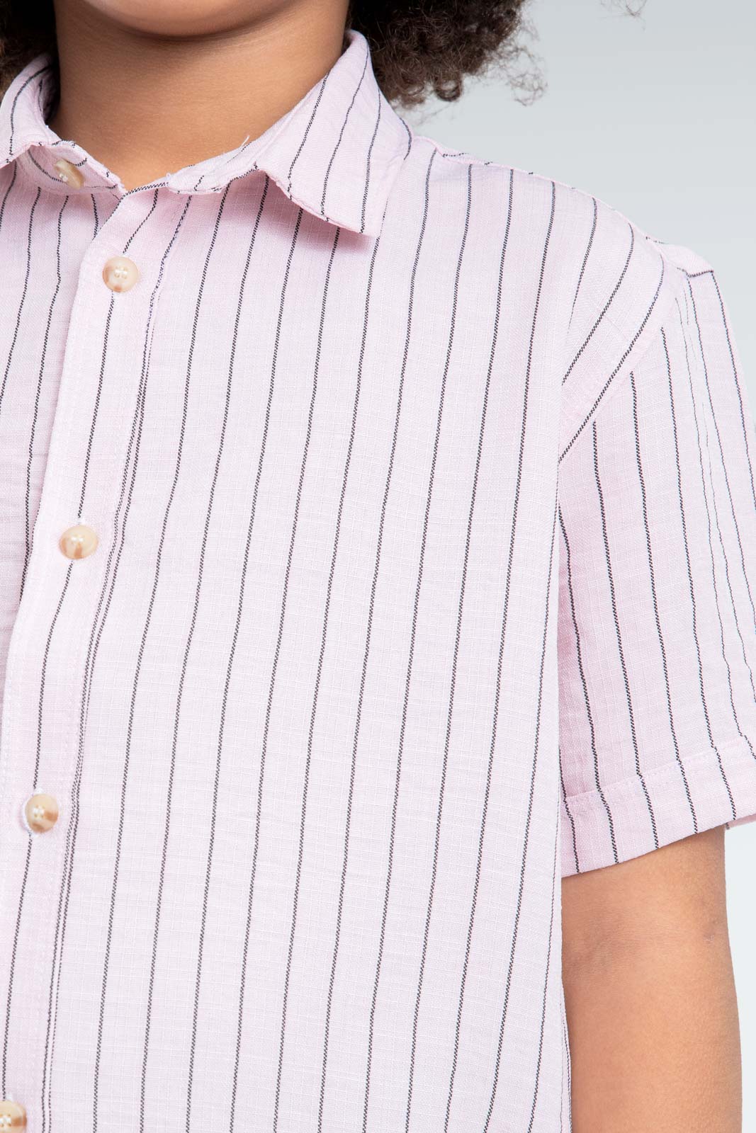 short sleeve striped shirt
