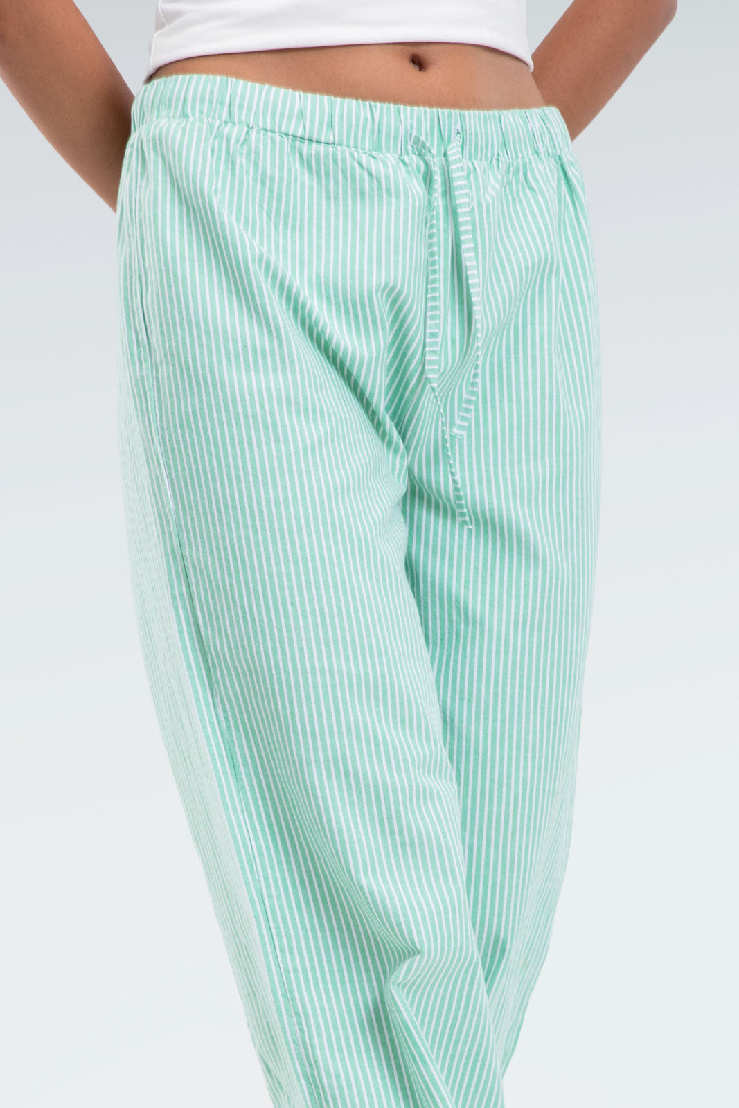 striped relaxed fit pants