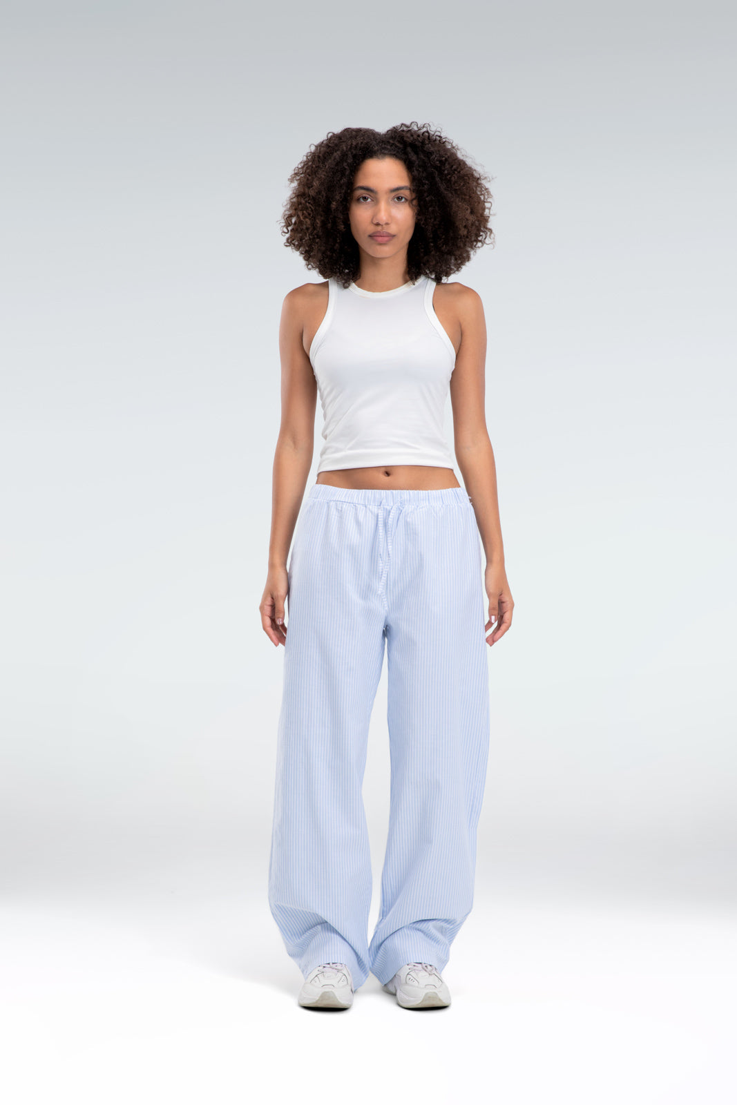 striped relaxed fit pants