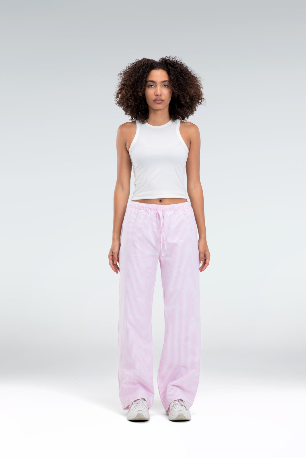 striped relaxed fit pants