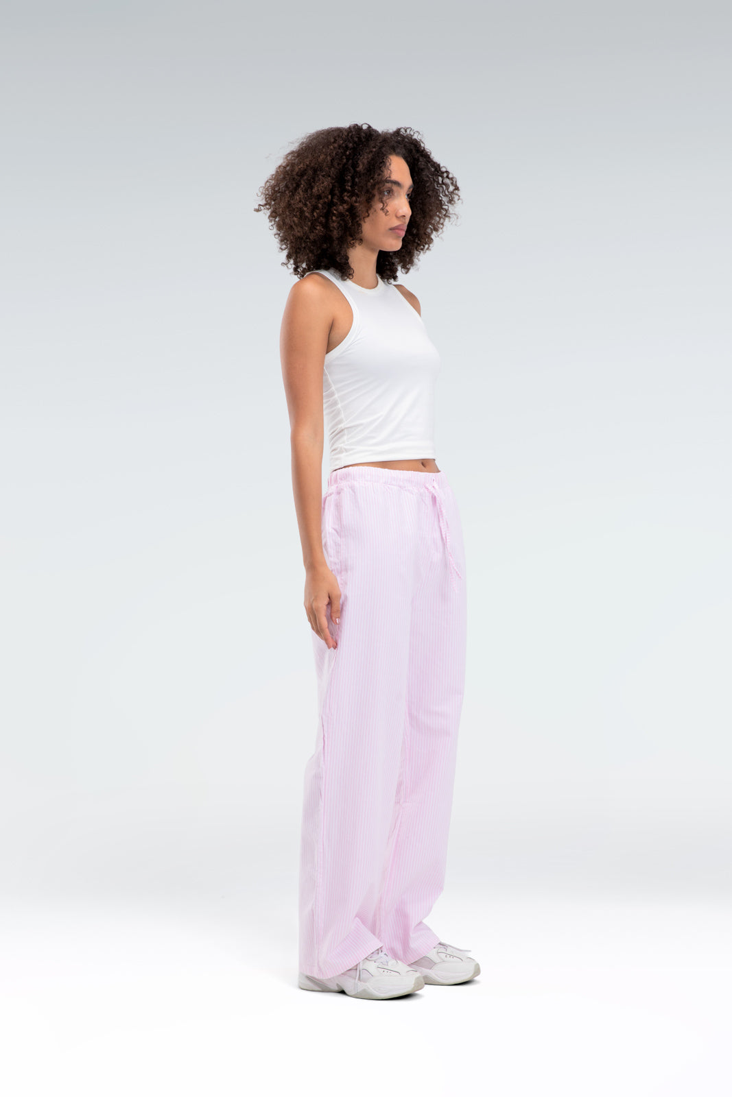 striped relaxed fit pants