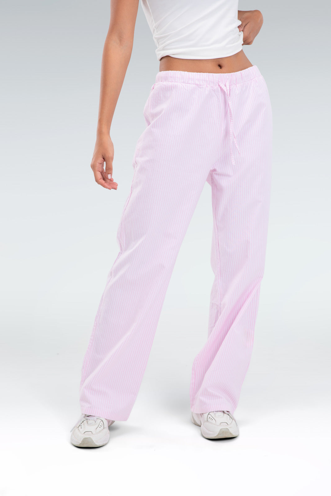 striped relaxed fit pants