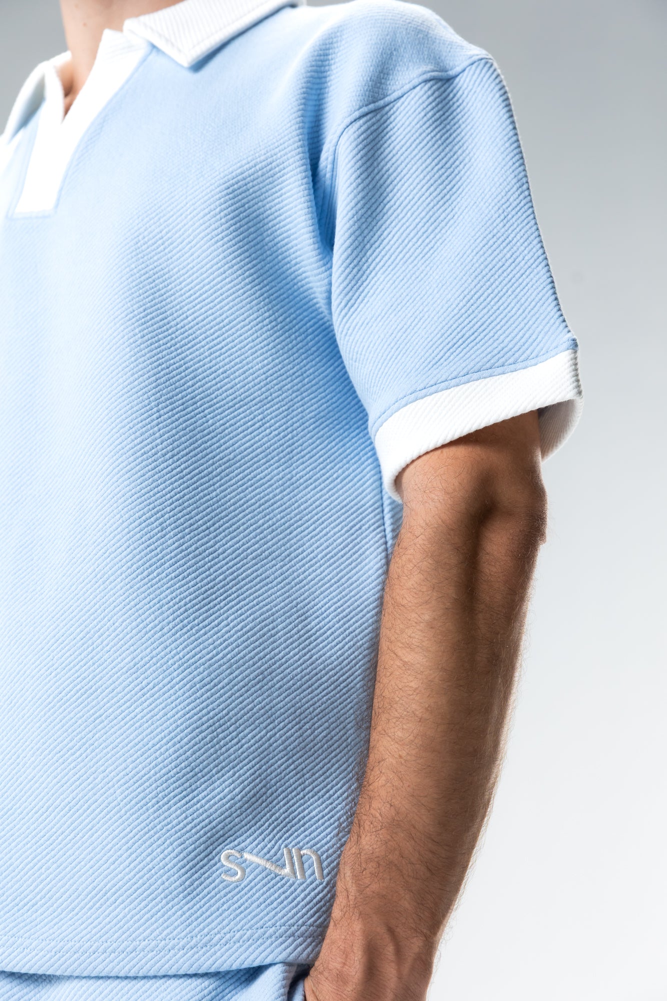 jacquard polo shirt