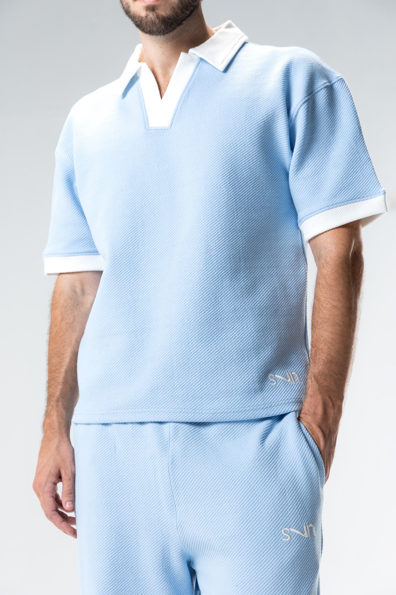 jacquard polo shirt