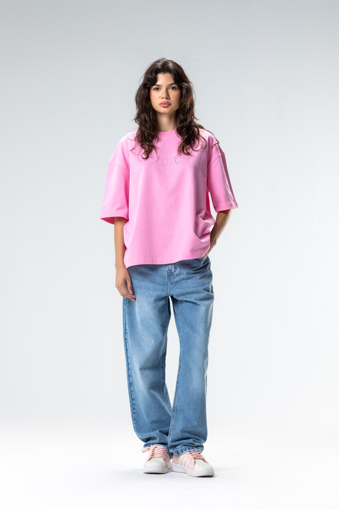 printed text t-shirt