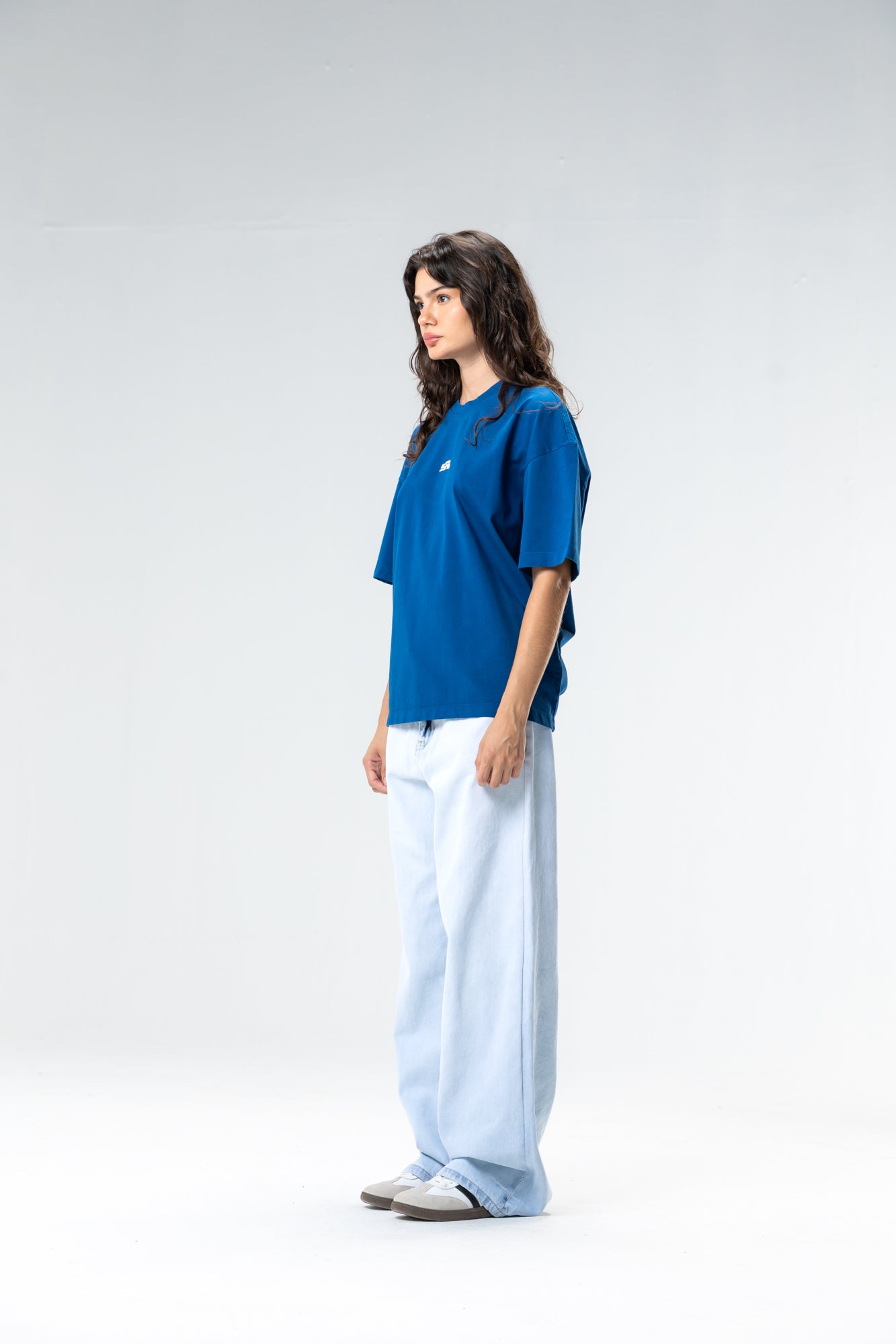 washed embroidered t-shirt