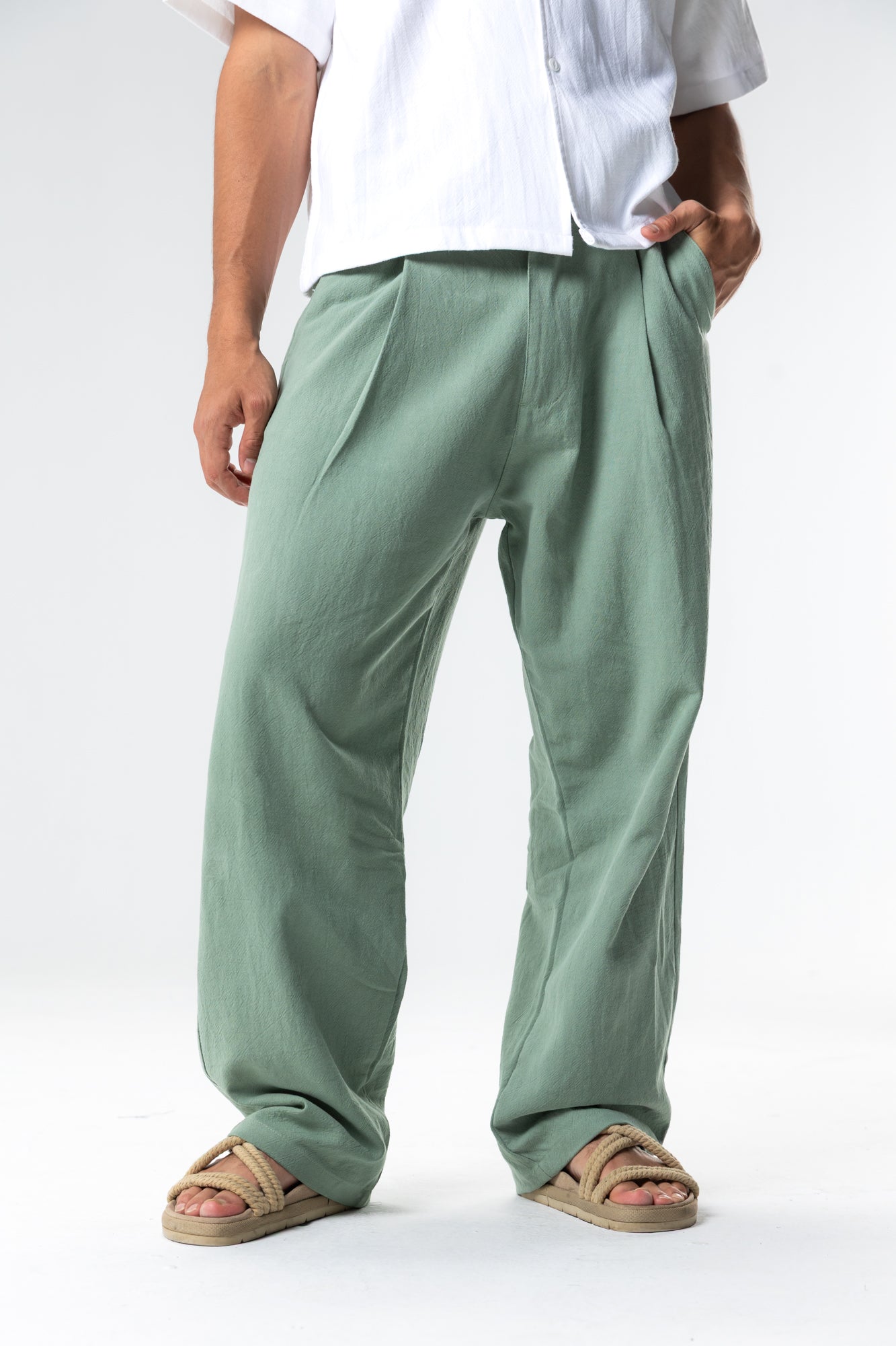 cotton linen pants