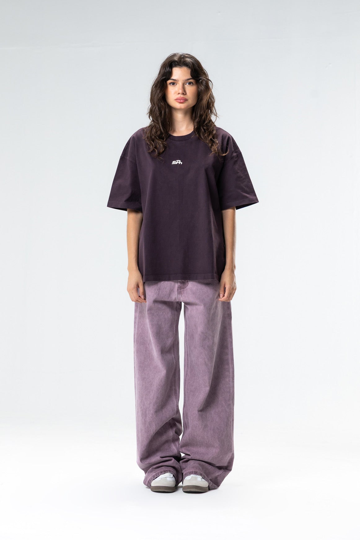 washed embroidered t-shirt