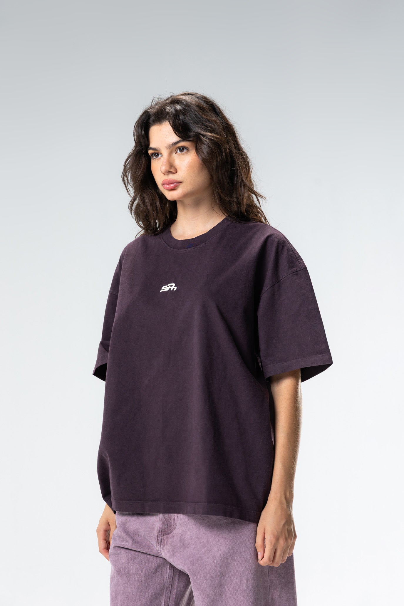 washed embroidered t-shirt