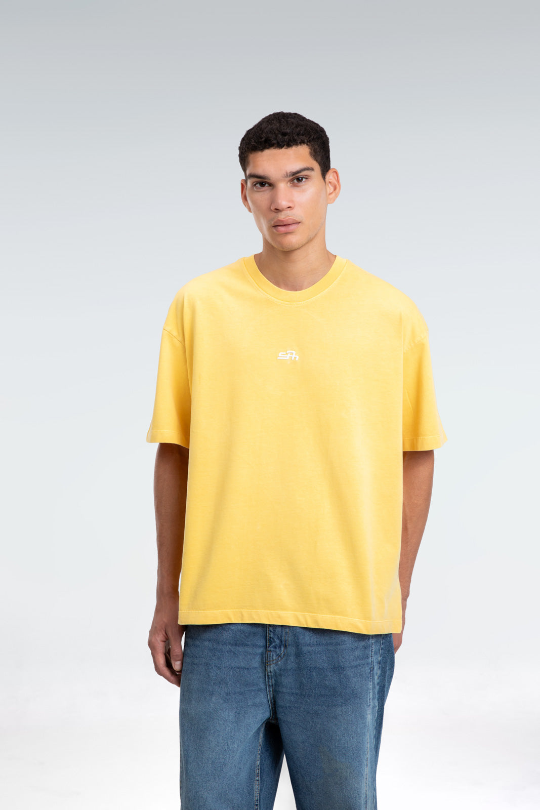 washed embroidered t-shirt