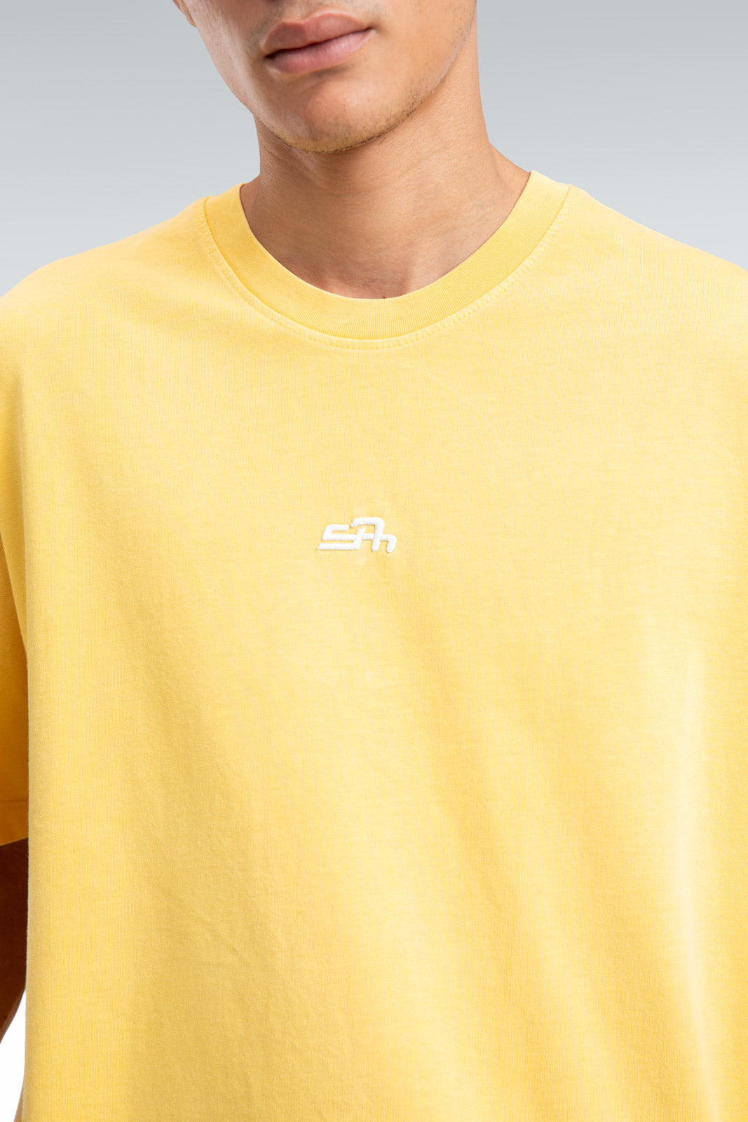 washed embroidered t-shirt