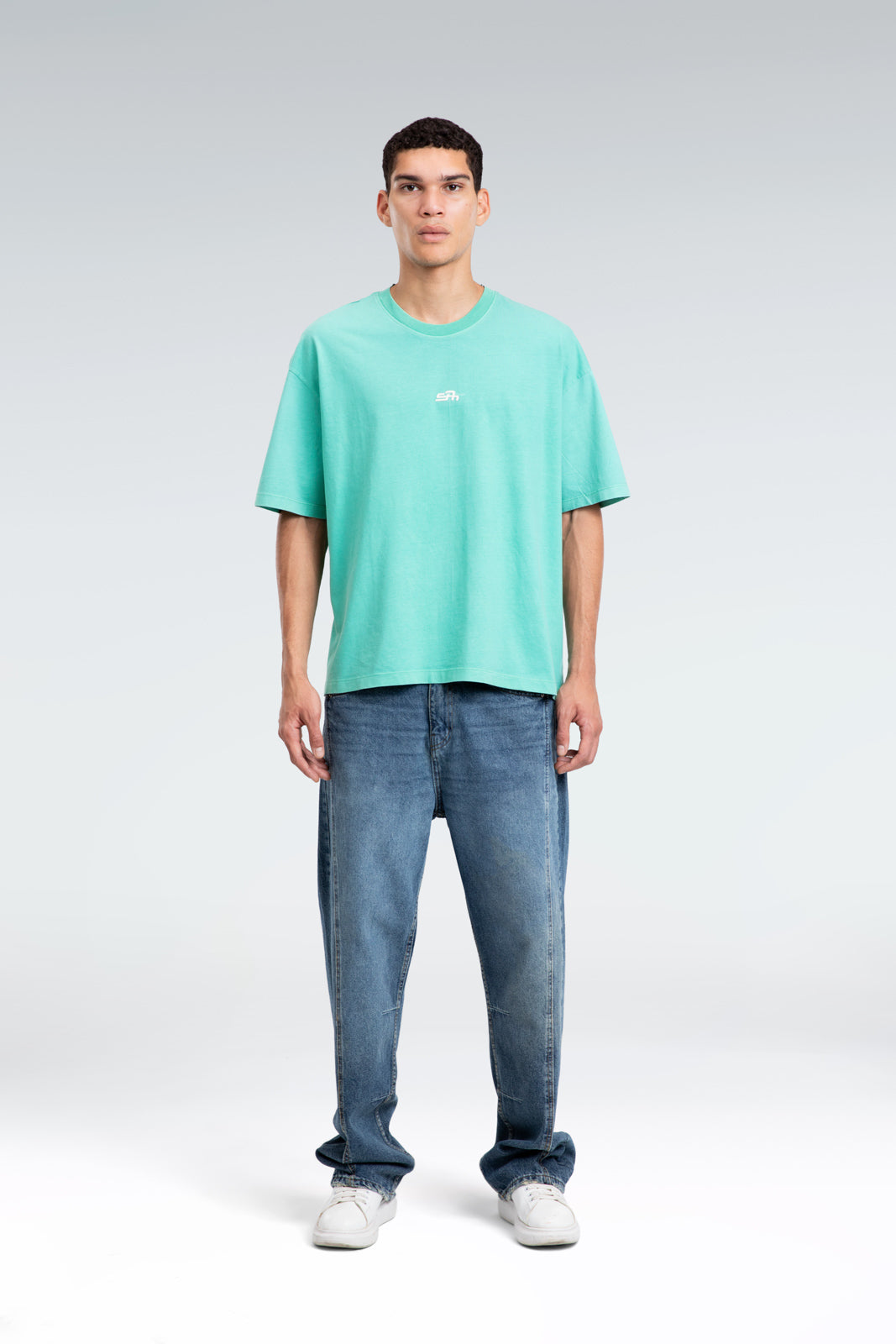 washed embroidered t-shirt