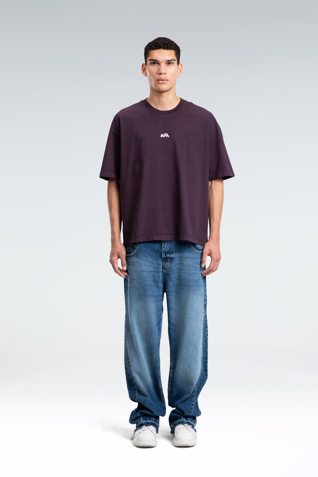 washed embroidered t-shirt
