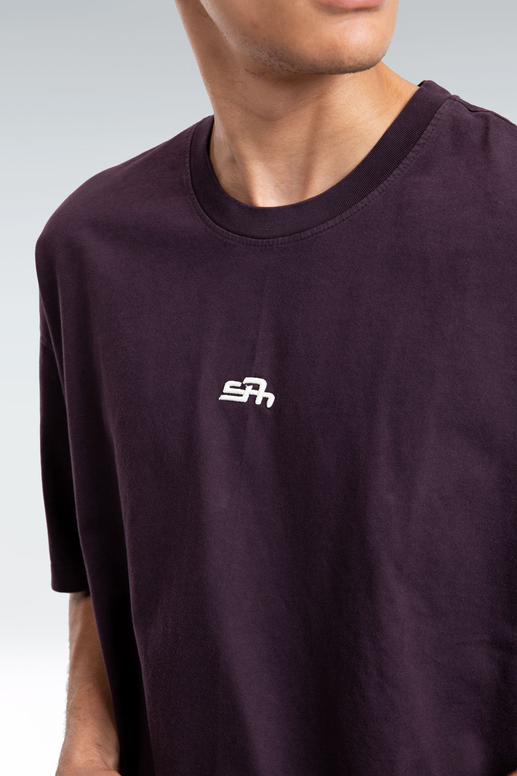 washed embroidered t-shirt