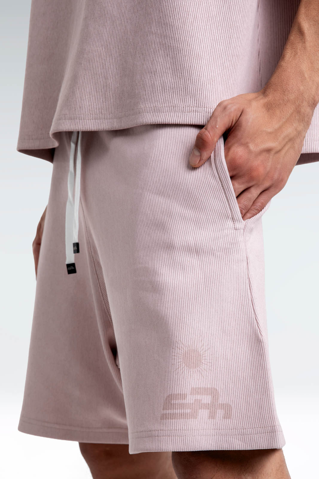 washed cordury short
