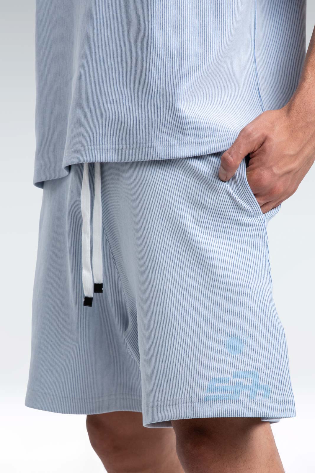 washed cordury short