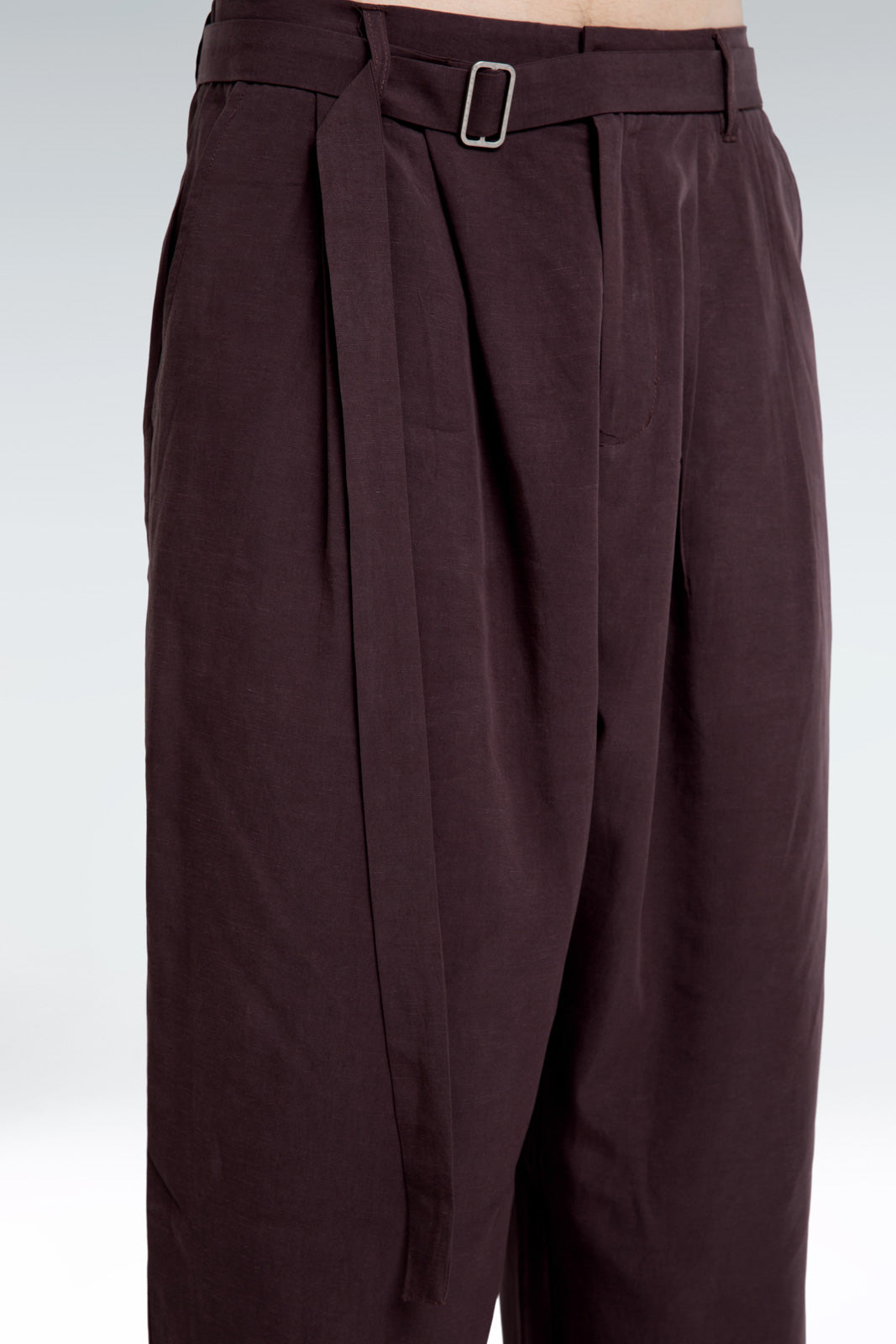 100% linen pleated part-set