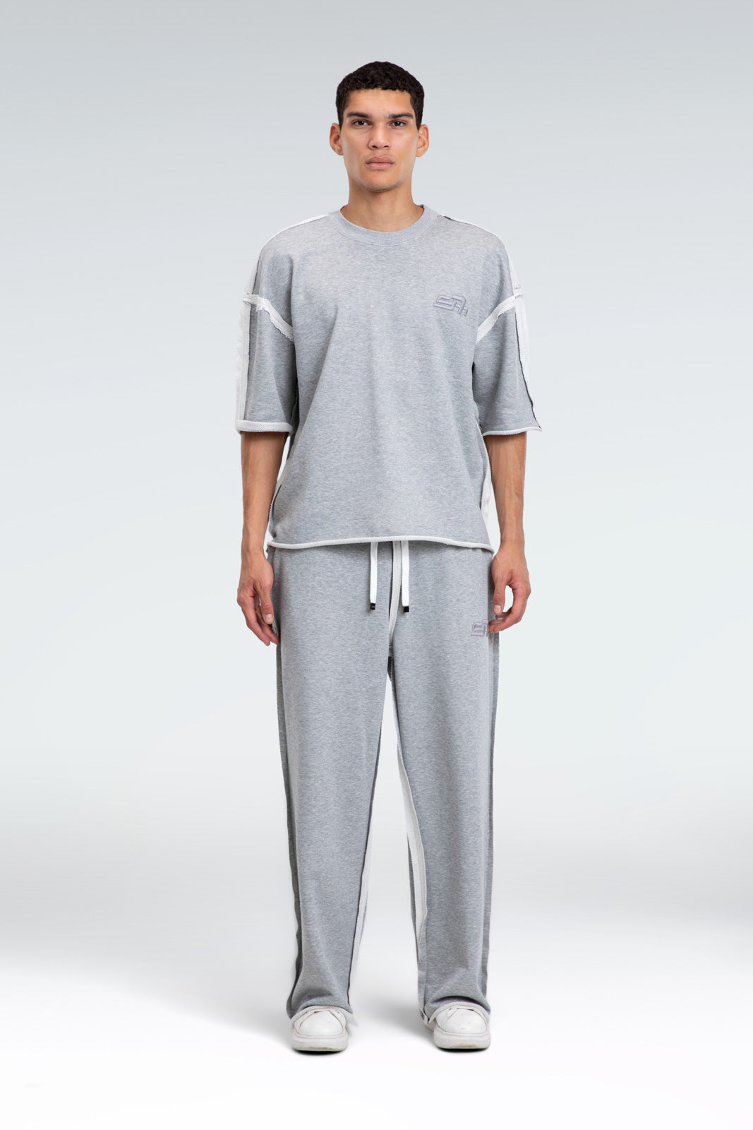 raw embroidered sweatpant