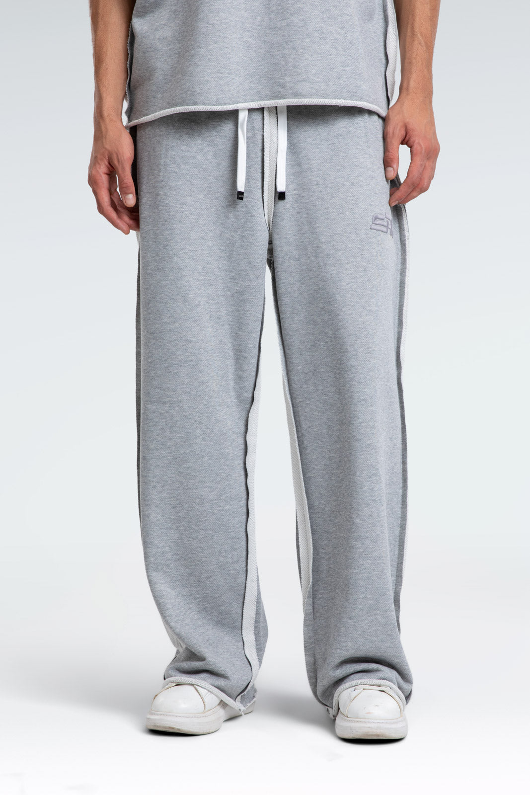 raw embroidered sweatpant