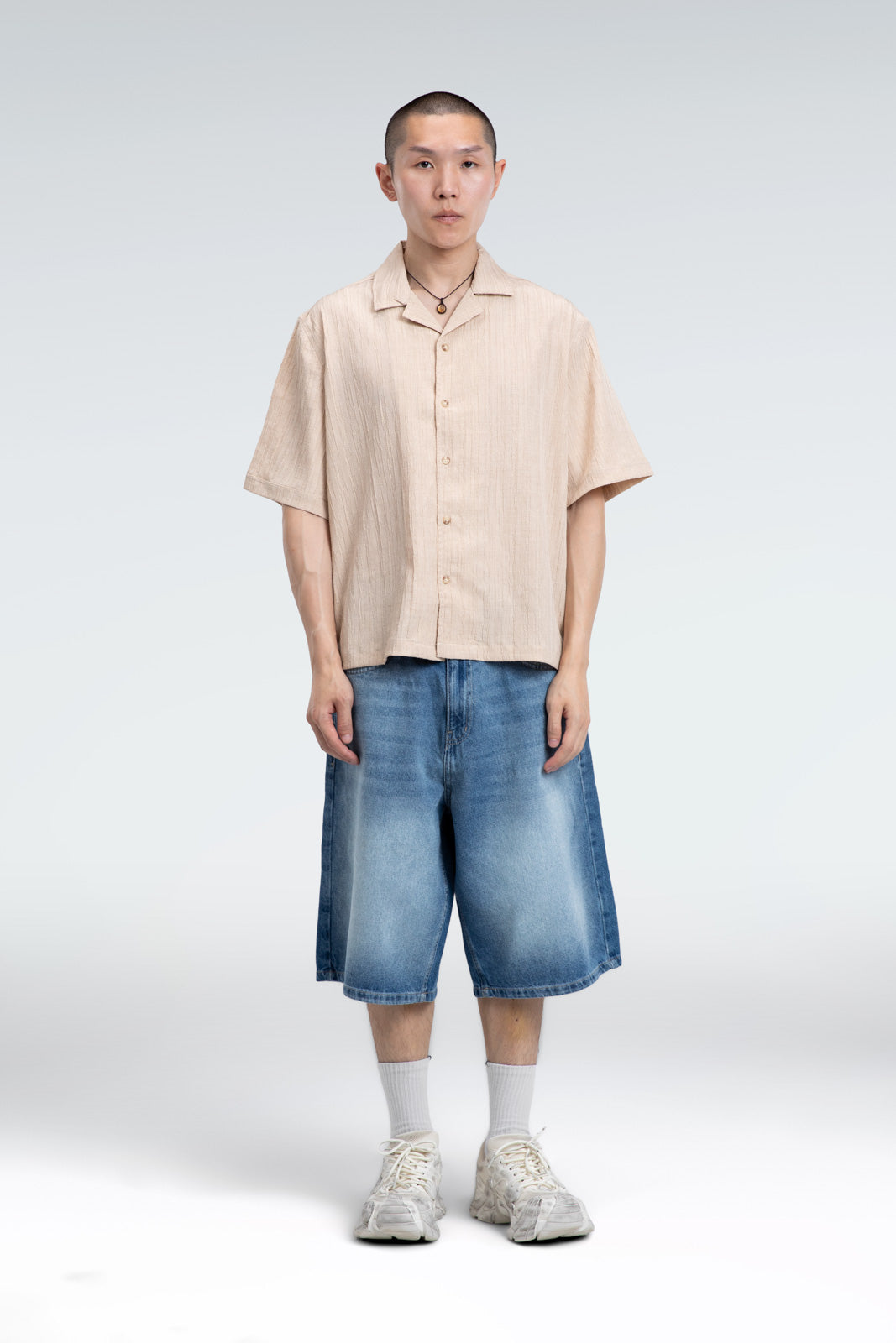 textured jacquard shirt