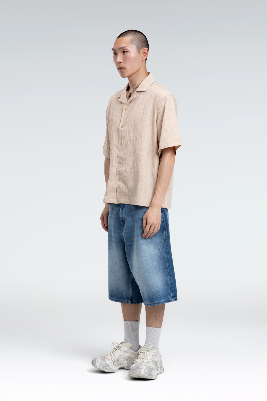textured jacquard shirt