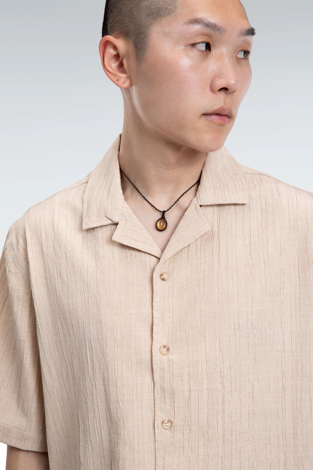 textured jacquard shirt