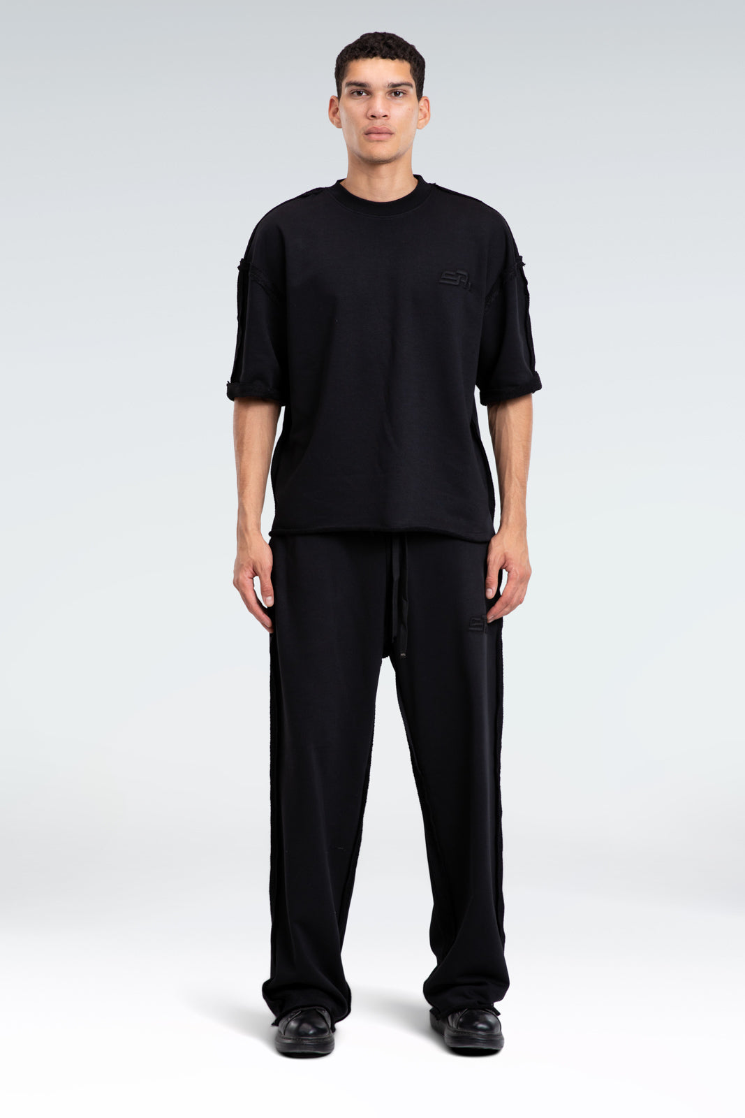 raw embroidered sweatpant